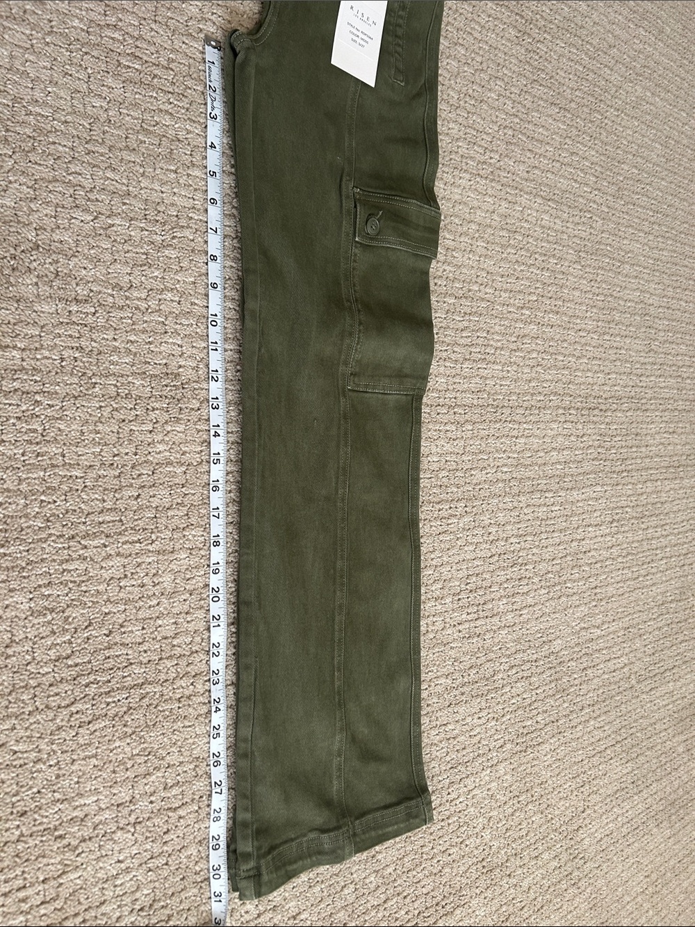 Risen moss Cargo Jeans NWT 5/27 - Picture 5 of 5